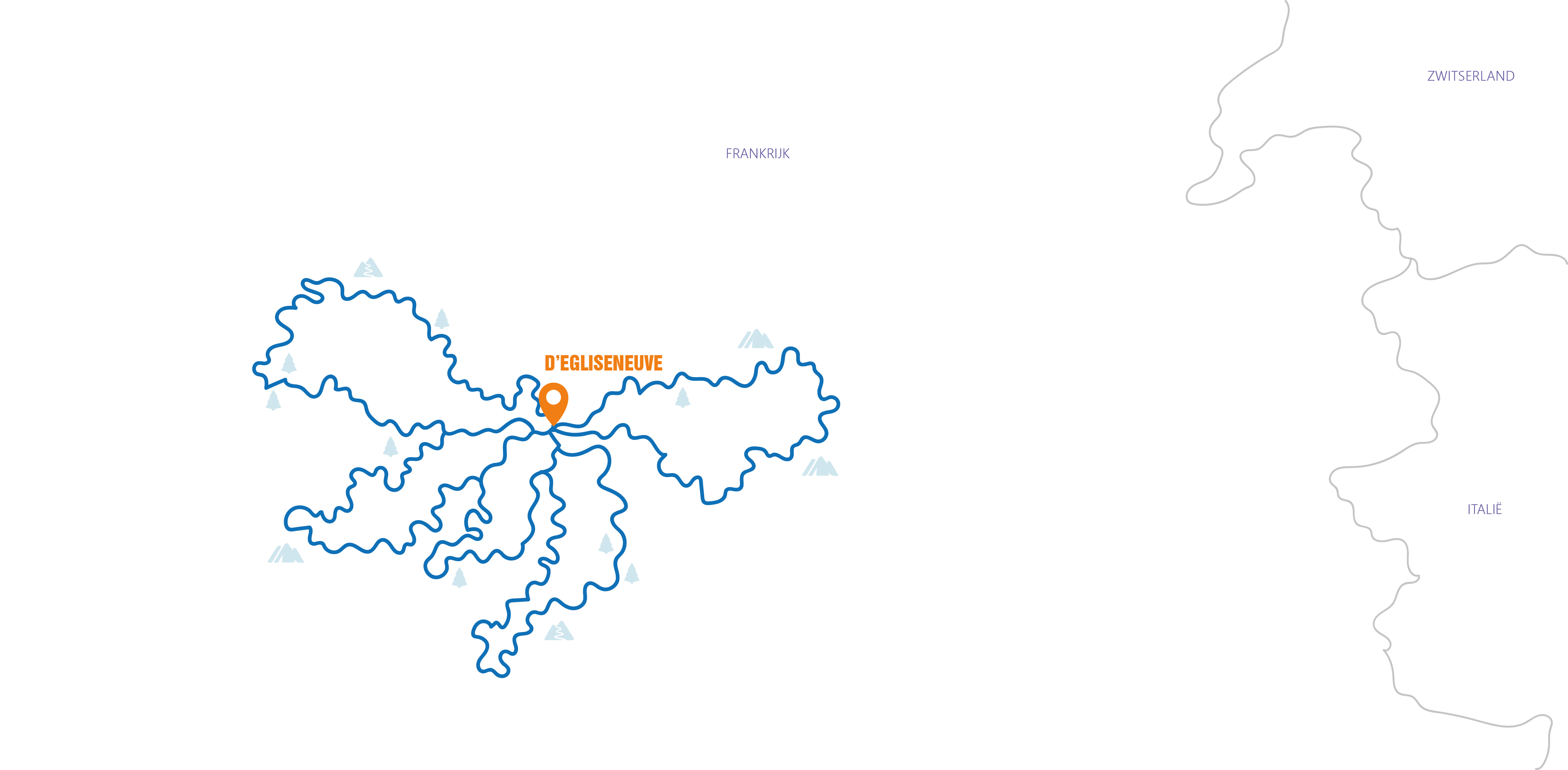 Frankrijk - Auvergne Routekaart 