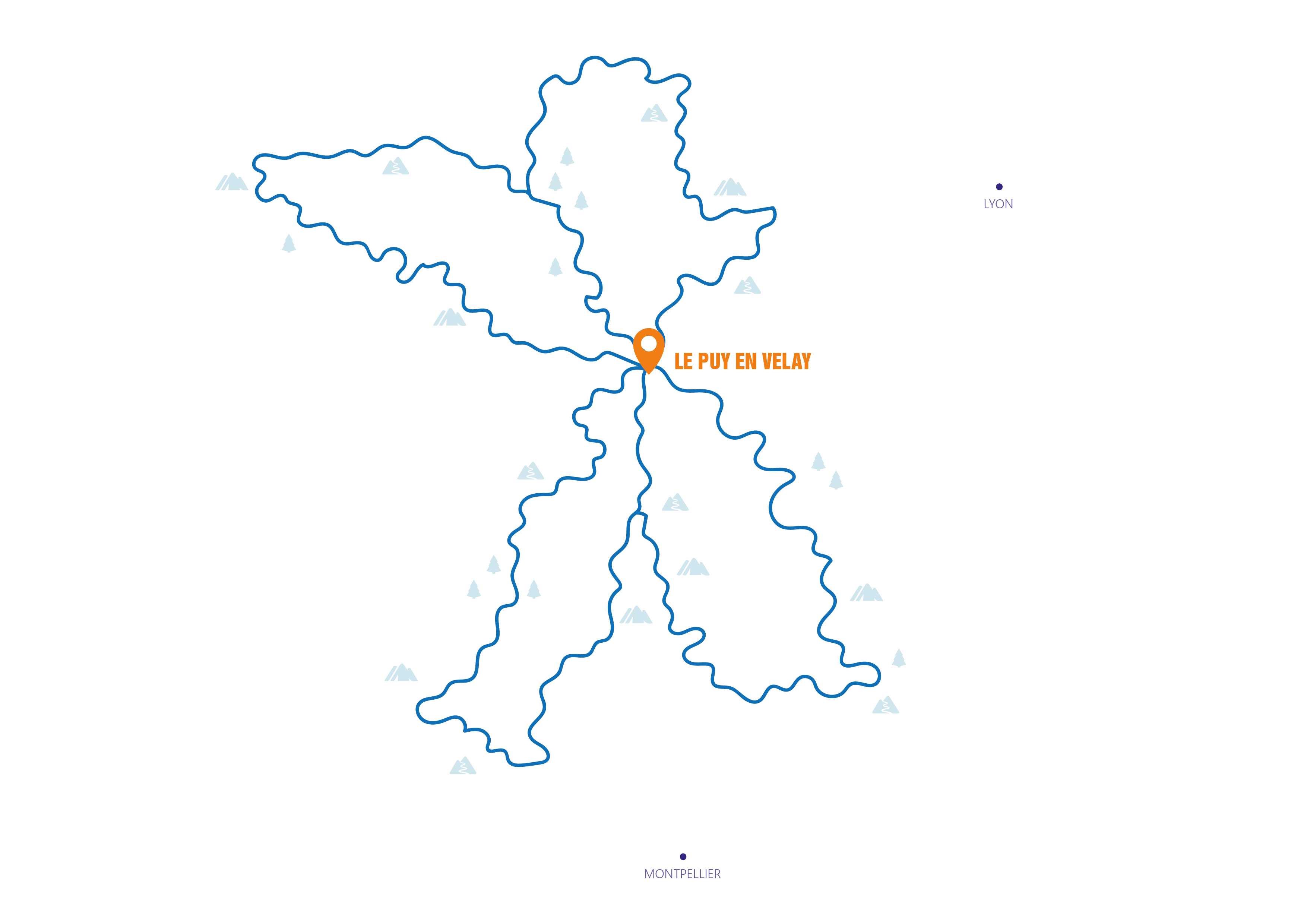 Frankrijk - Ardèche & Cévennen Routekaart 