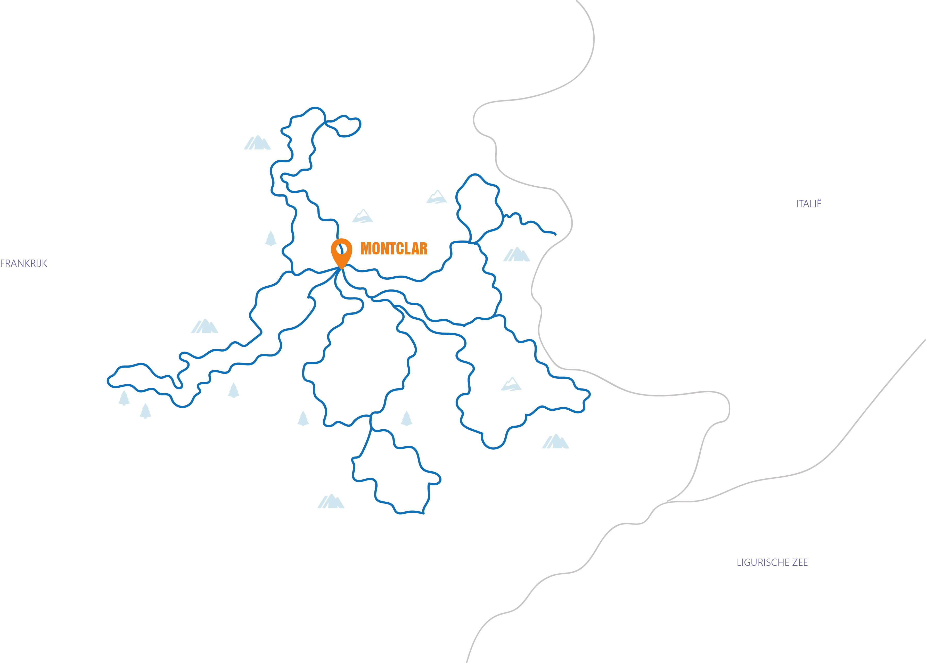 Frankrijk - Hautes Alpes Routekaart