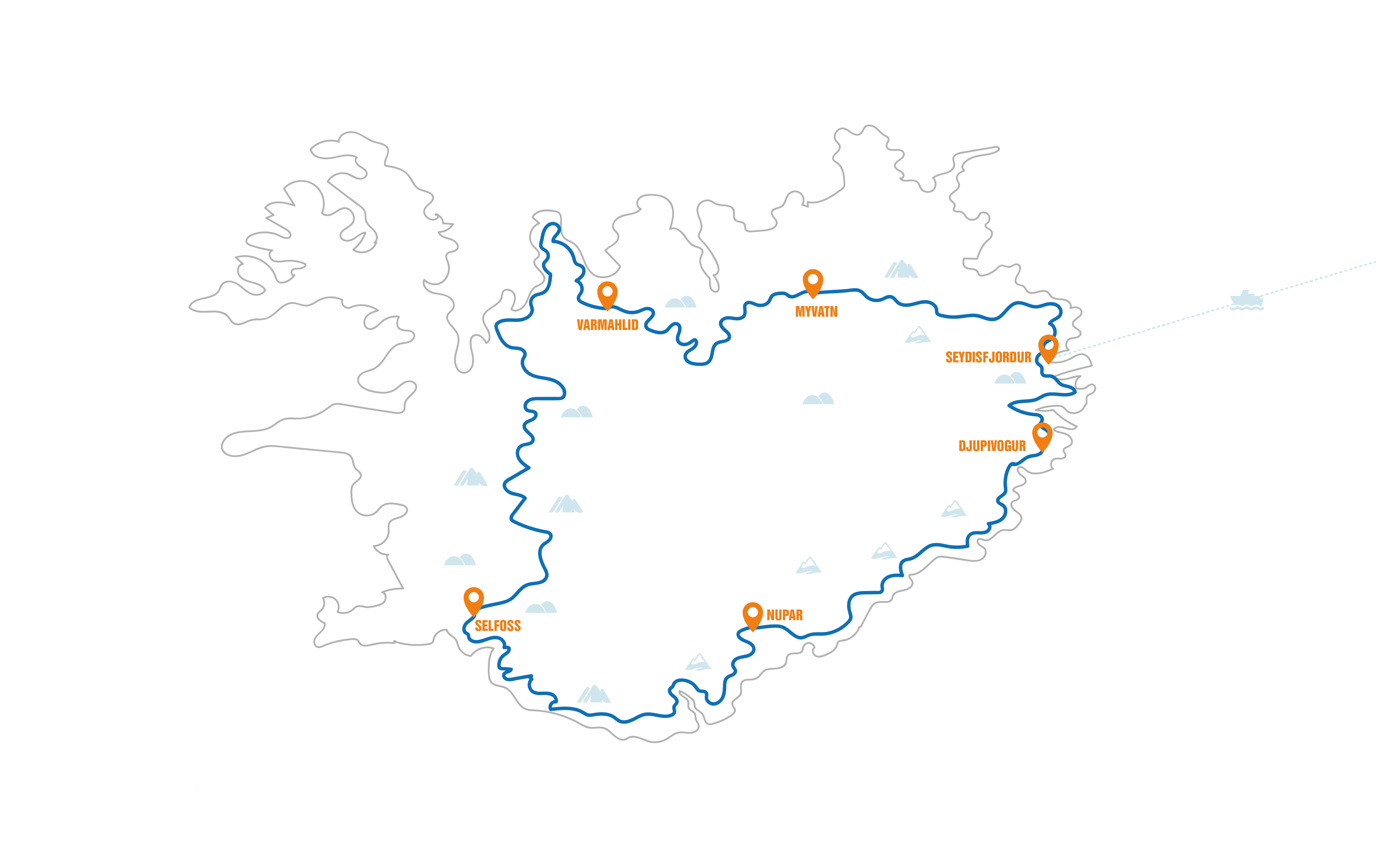 IJsland - IJsland Special 2026 Routekaart 
