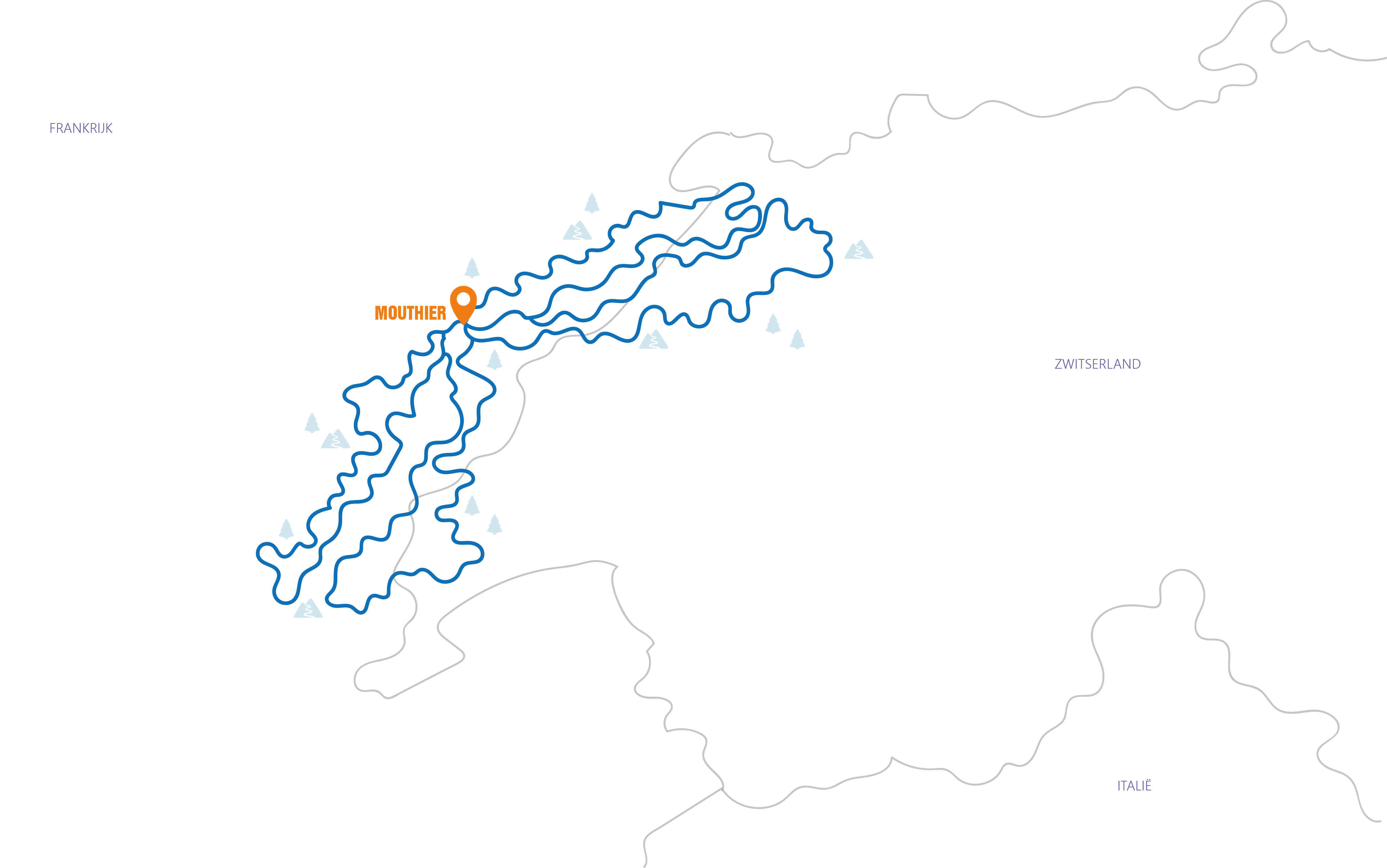 Frankrijk - Jura Routekaart 